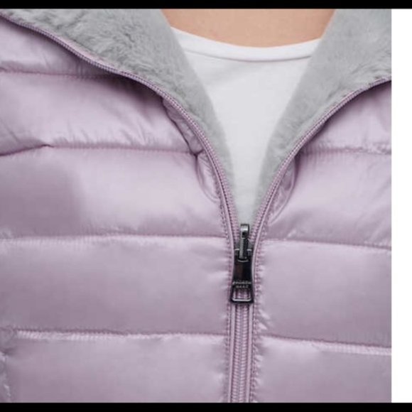 NU Andrew Marc Reversible Faux Fur Puffer Jacket S - Picture 5 of 8